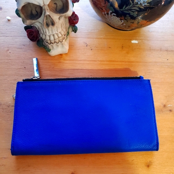 New!!   Halogen bright blue wallet π - Picture 1 of 9